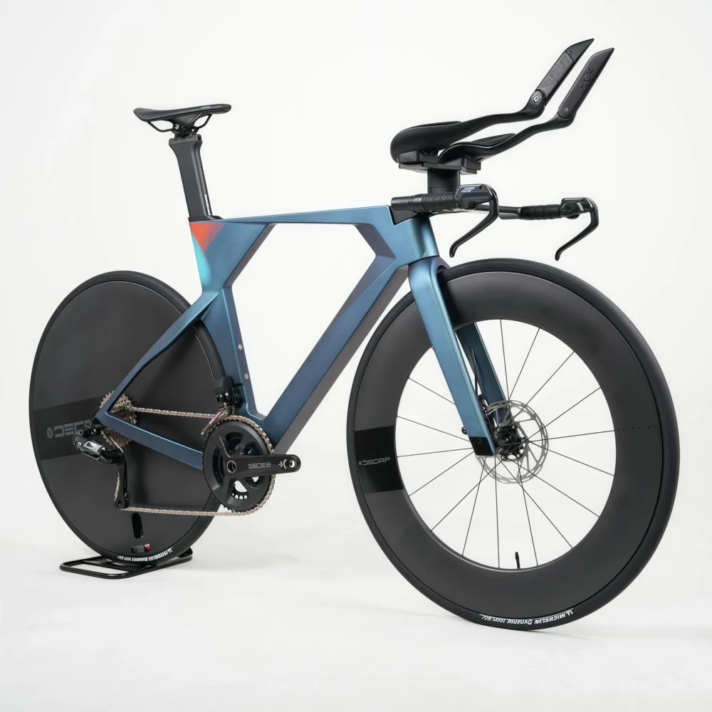 TT-VEGA Closed Carbon Wheel UCI Aerodynamic Integrated Carbon Frame 700C Disc Brake Time Trial Road Bicycle