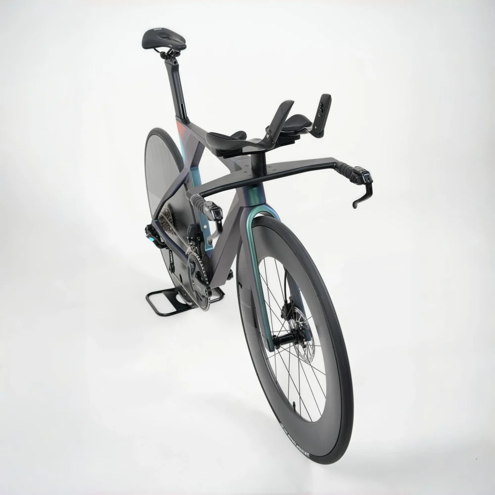 TT-VEGA Closed Carbon Wheel UCI Aerodynamic Integrated Carbon Frame 700C Disc Brake Time Trial Road Bicycle