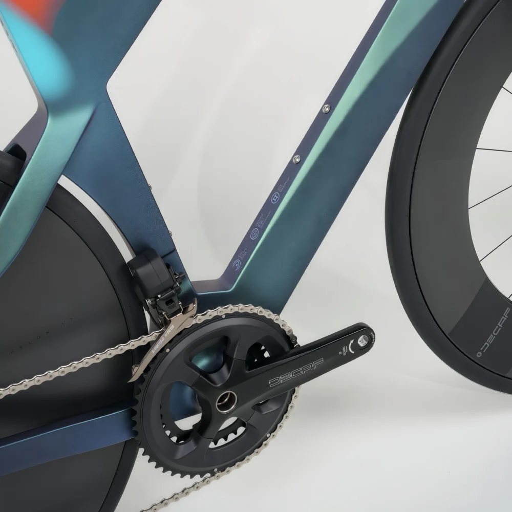 TT-VEGA Closed Carbon Wheel UCI Aerodynamic Integrated Carbon Frame 700C Disc Brake Time Trial Road Bicycle