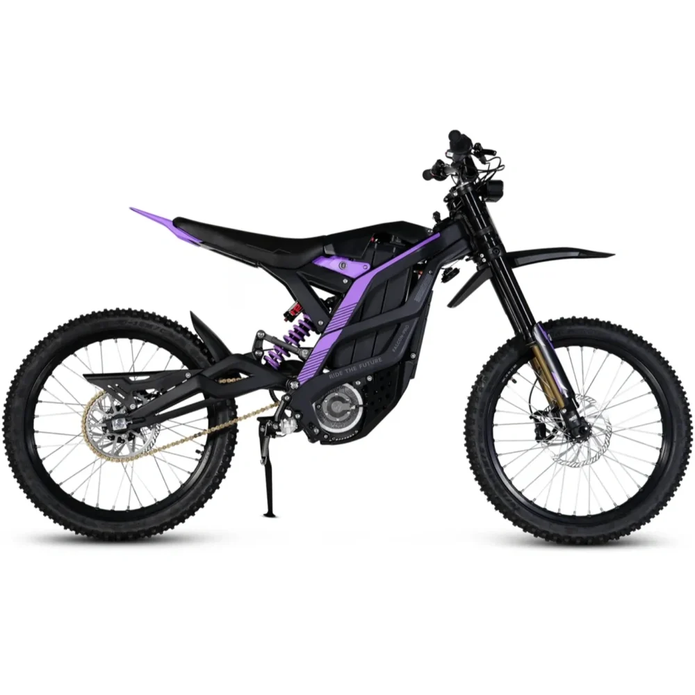 Electric Off-road Motorcycle | Sunremo Falcon-pro (Black+red)