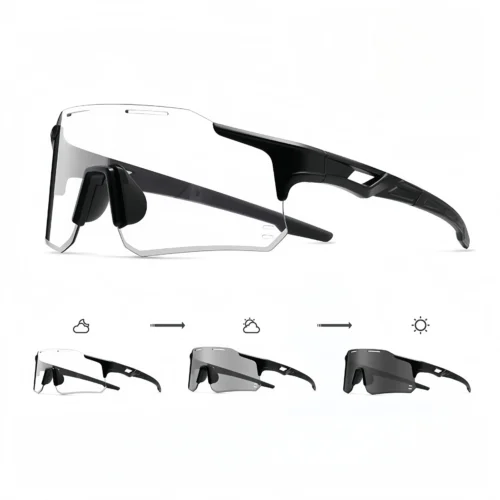 Outdoor Cycling Glasses Photochromic Glasses Daytime and Nighttime