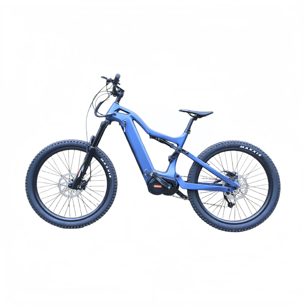 9 Speed Emtb 1000W Central Motor Full Suspension Mountain Bike Fast Speed Dirt Bike For Adults