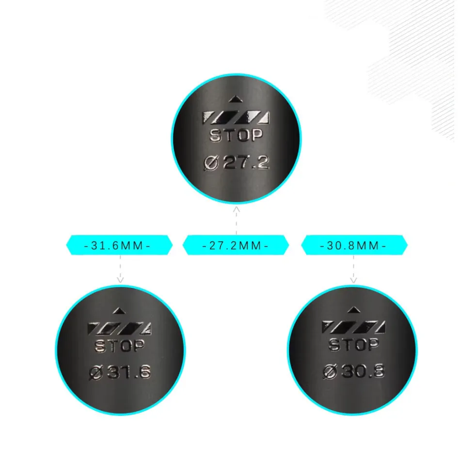 Carbon fiber aero seatpost, available in 27.2mm, 30.8mm, and 31.6mm diameters, suitable for road and mountain bikes