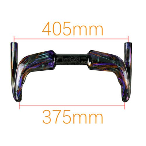 2026 Fixed All-Carbon Wire-Drive Track Bike Handlebars, Drop Bars, Fixed Gear Handlebars, Painted Version