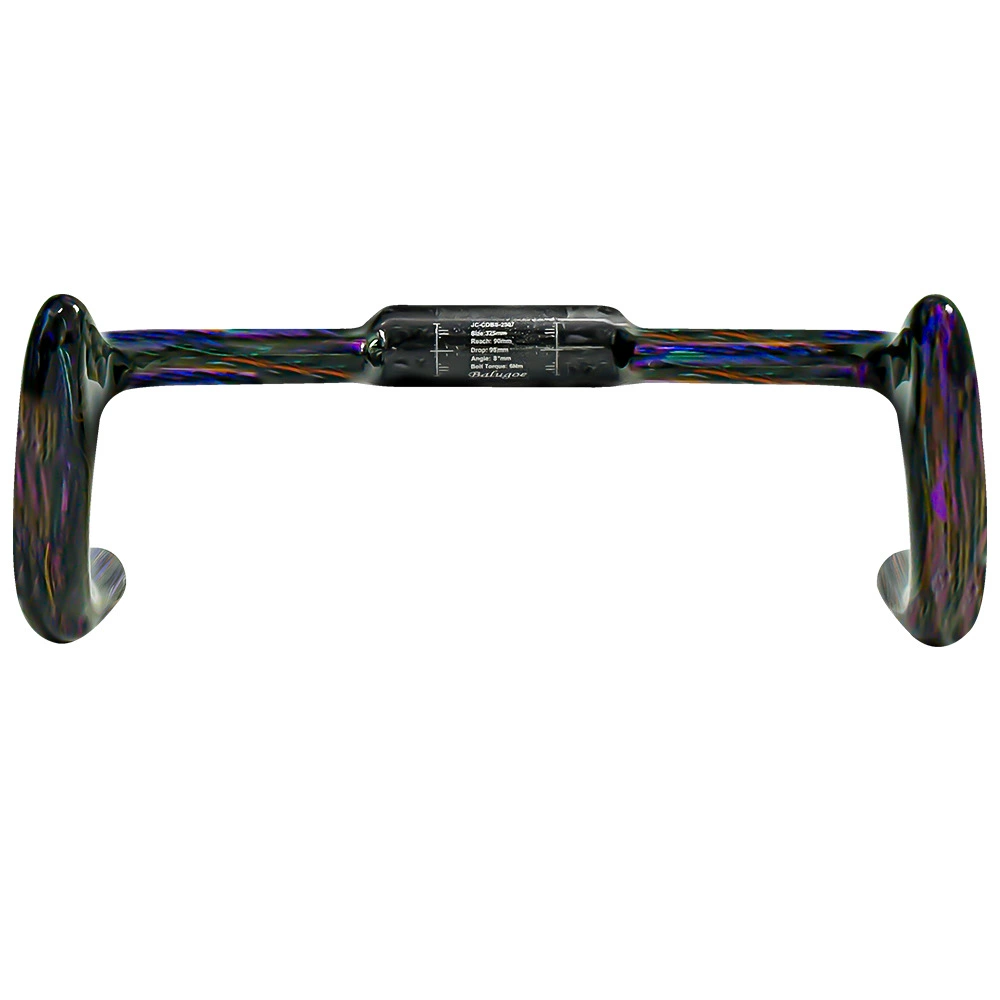 2026 Fixed All-Carbon Wire-Drive Track Bike Handlebars, Drop Bars, Fixed Gear Handlebars, Painted Version