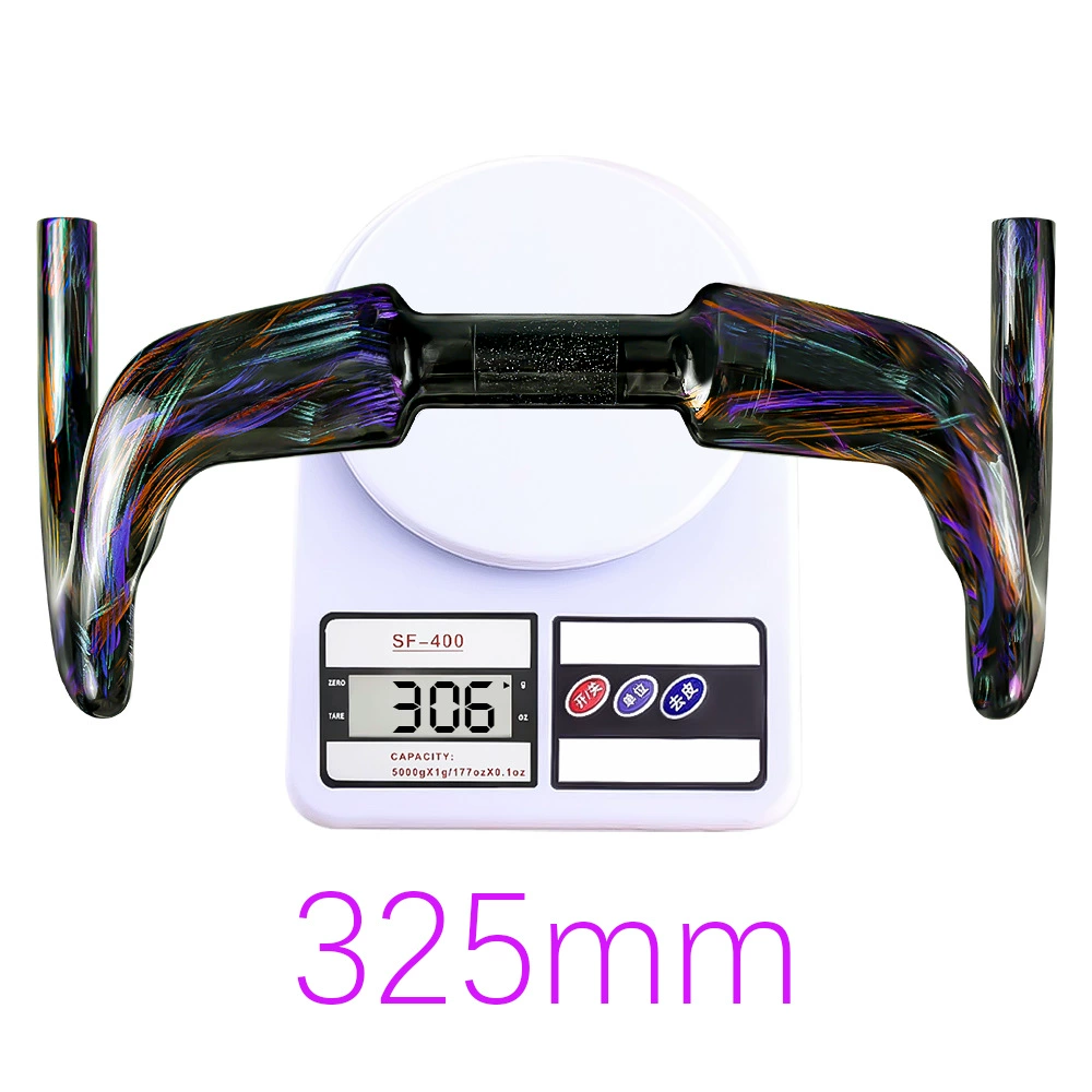 2026 Fixed All-Carbon Wire-Drive Track Bike Handlebars, Drop Bars, Fixed Gear Handlebars, Painted Version