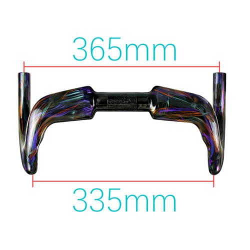 2026 Fixed All-Carbon Wire-Drive Track Bike Handlebars, Drop Bars, Fixed Gear Handlebars, Painted Version