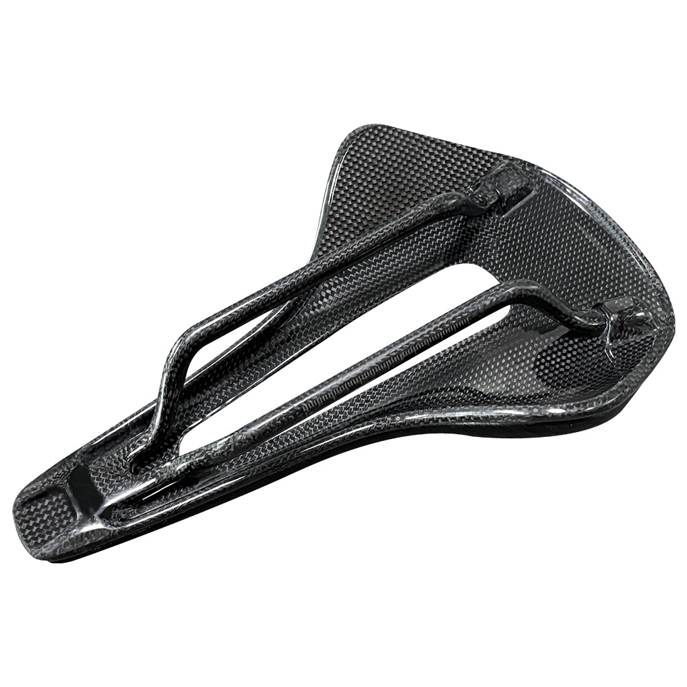 2026 New Ultra Lightweight Carbon Fiber Mountain Bike Saddle with Large Hollow Seat Cushion