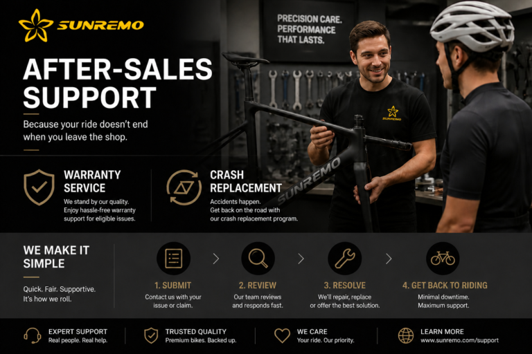 Carbon bike dealer support