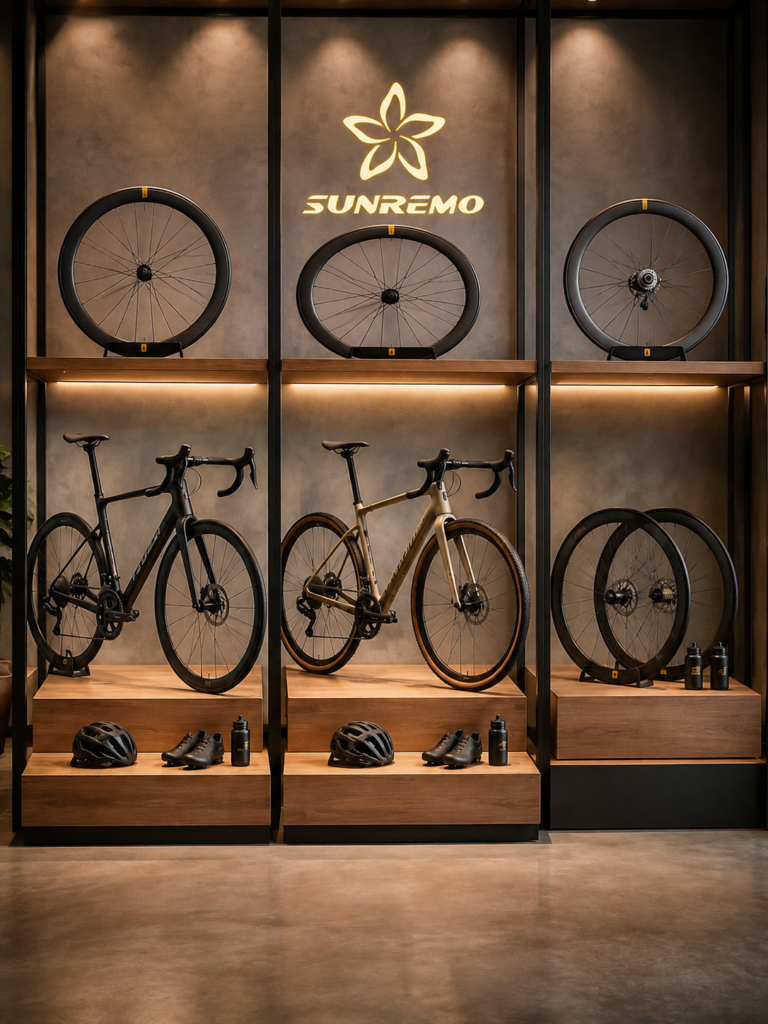 High-end bicycle display area