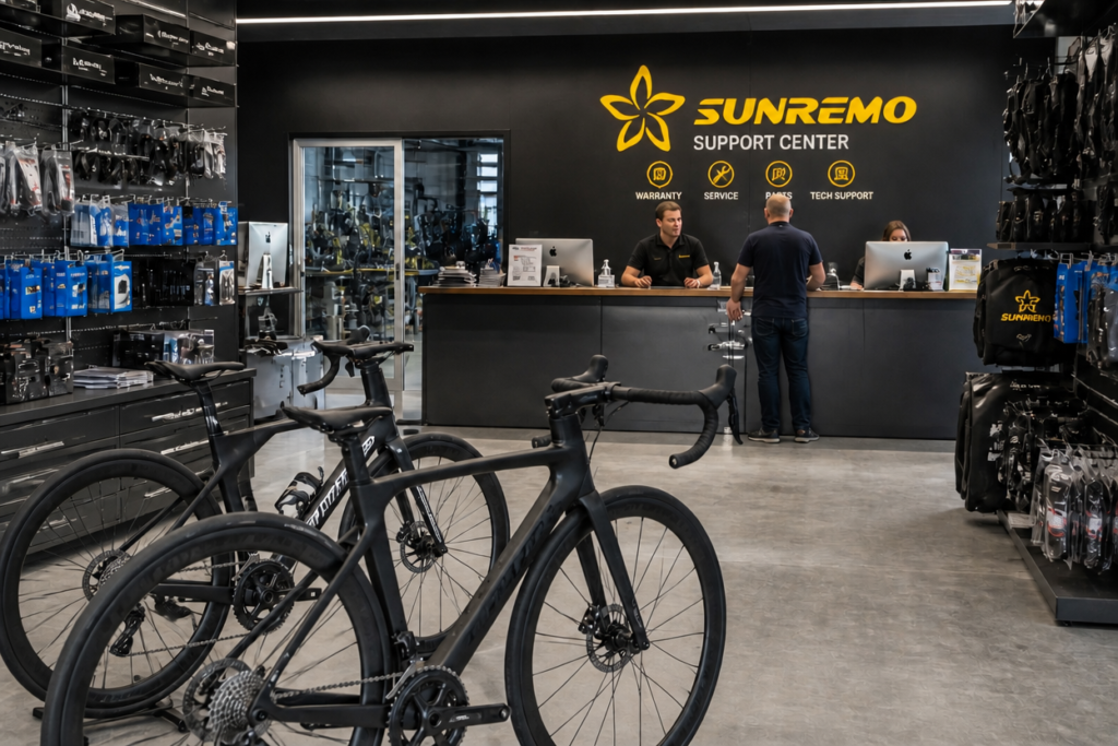 Professional bicycle dealer after sale