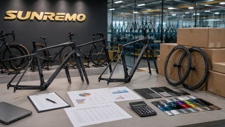 Dealer planning bicycle MOQ, sample orders and bulk order quantities