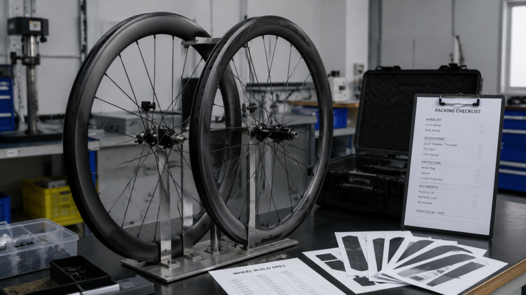 Bicycle wheel quality control workshop