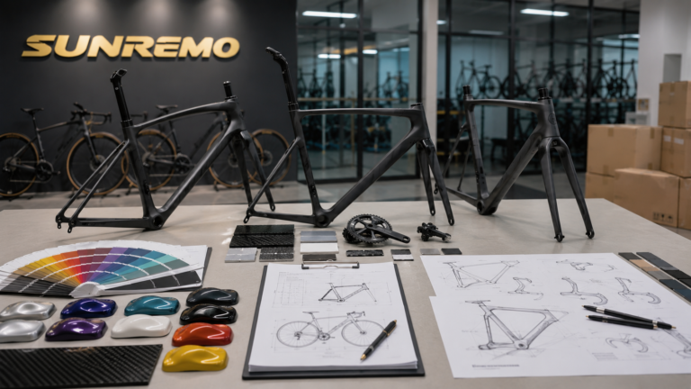 `Bicycle OEM, ODM and private-label project planning with frame samples and specifications