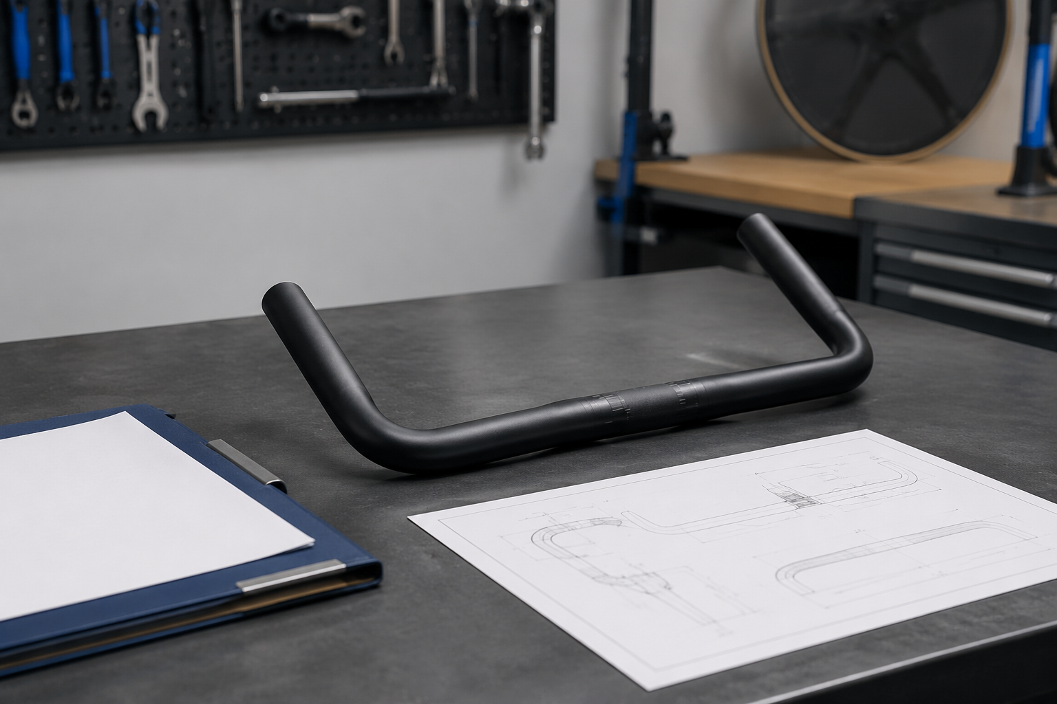 Track bike handlebar RFQ review with product documentation